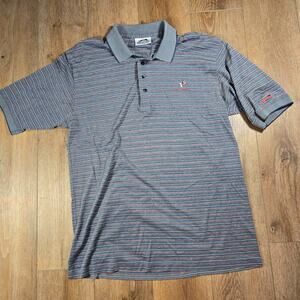 Vintage Slazenger Polo Shirt Mens L Desert Springs Golf Preppy Classic Casual